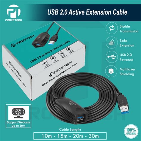 Jual Kabel Usb Extension Aktive 10 M Jakarta Pusat Profftech Indonesia Tokopedia