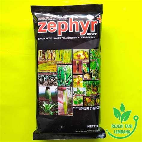 Jual FUNGISIDA BAKTERISIDA Zephyr 80 WP HITAM Netto 1KG PENGENDALI