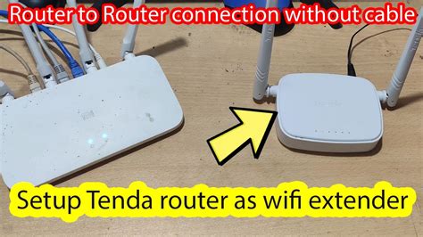 How To Setup Tenda Wifi Router As Repeater Wifi Extender Youtube