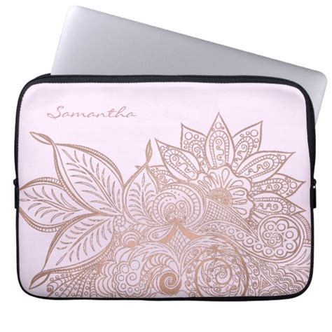 Floral Laptop Sleeves Zazzle UK