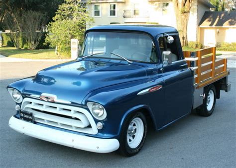 Restored Show Quality Stake Bed Restomod 1957 Chevrolet 3100 Pickup