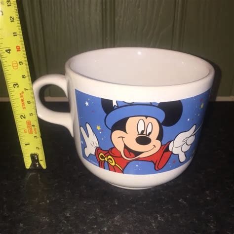 DISNEY DISNEYLAND PARIS FANTASIA THE SORCERER S Mickey Mouse Large Mug