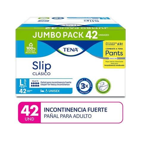 Pa Al Para Adulto Tena Slip Cl Sico Talla L Und Botifarma