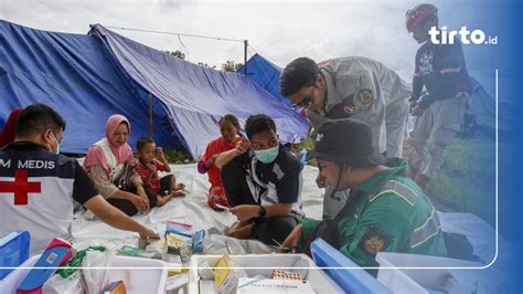 Kemenkes Lima Pengungsi Gempa Di Cianjur Alami Gangguan Jiwa