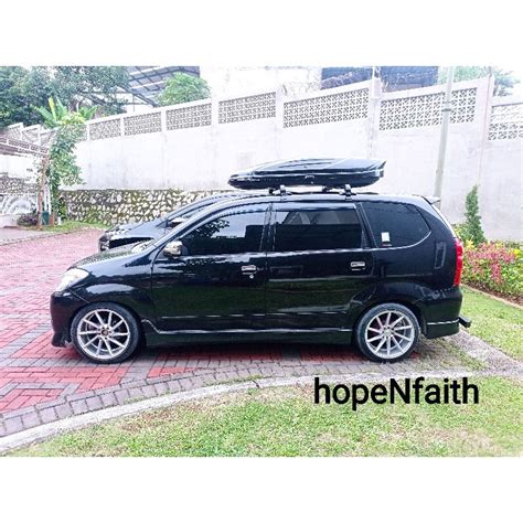 Jual Roofbox Avanzapaket Roof Box Cross Bar Avanzaroofbox Slim