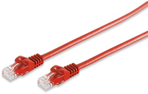 S IMPULS RJ45 Patchkabel CAT 7 Rohkabel U UTP Rot 5 M Rot 5 M