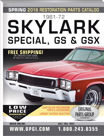 Edition Skylark Special Gs Gsx Restoration Parts