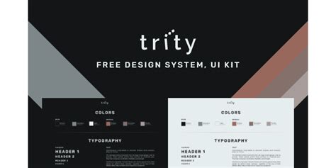 Trity Free Design System UI Kit Figma