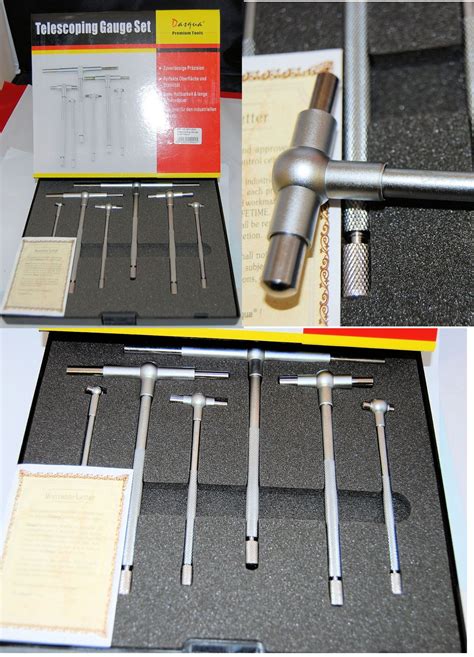 Dasqua Telescopic Bore Gauge Set 8 Mm 150 Mm Up To 150 Mm Depth