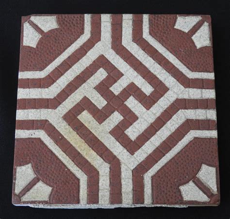 Lot A Swastika Floor Tile From A Third Reich Building Hitlers Home