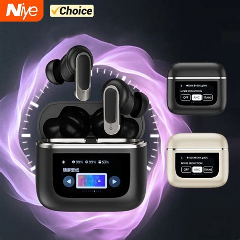 Niye 2024 LED Screen ANC Wireless Earphones TOUR PRO Color TWS Earbuds