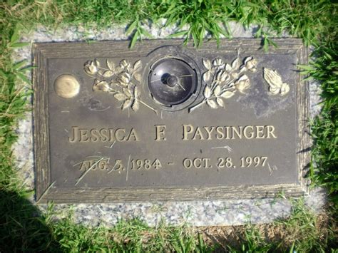 Jessica F Paysinger 1984 1997 Find A Grave Memorial