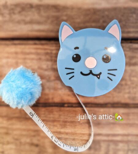 Fluffy Tail Cat Retractable Tape Measure 60 Ebay