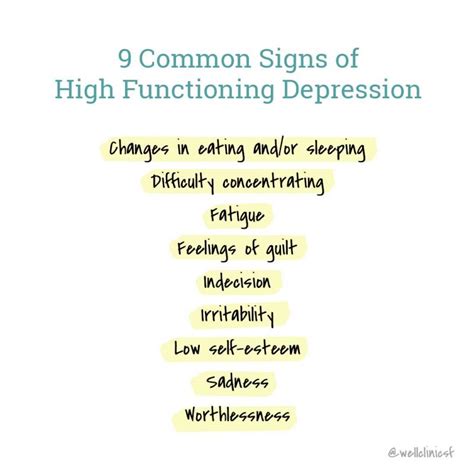 High Functioning Depression Signs And Symptoms