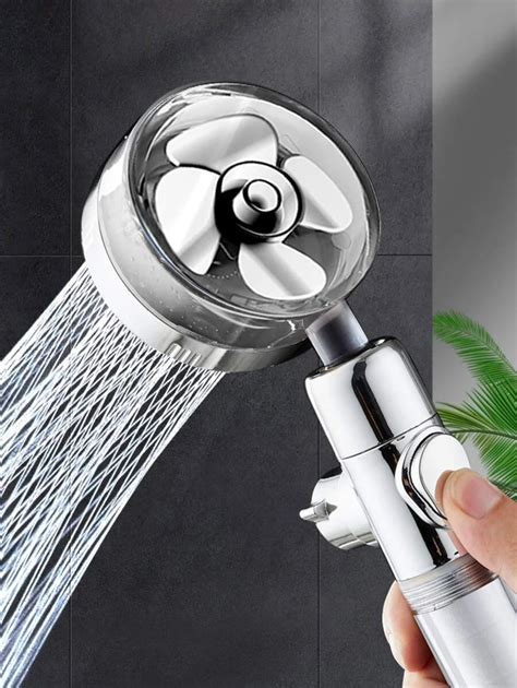 Shower Head High Pressure Water Saving Turbo Fan The Gadget Man Shop