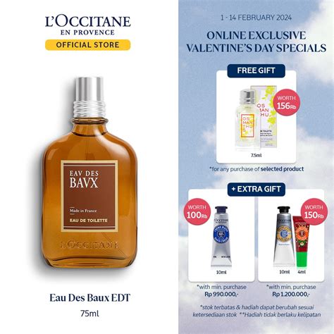 Jual L Occitane Eau Des Baux Edt Ml Parfum Pria Shopee Indonesia