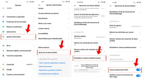 Cómo recuperar la opción para optimizar MIUI en tu teléfono Xiaomi