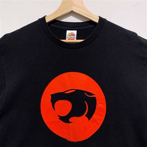 Vintage 1999 Thundercats Warner Bros T Shirt Size Large Black 1990s Etsy