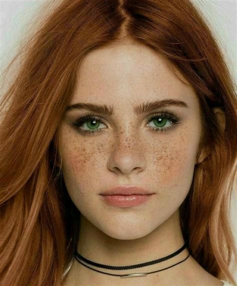 Bright Red Hair Green Eyes