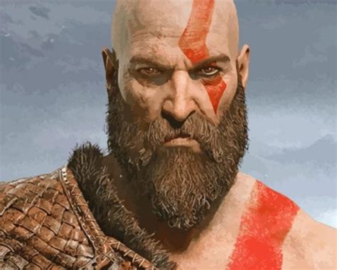 Kratos God Of War Paint By Number Numeral Paint