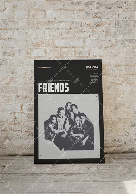 Friends Tv Show Poster Tv Series Poster Print Wall Art Etsy