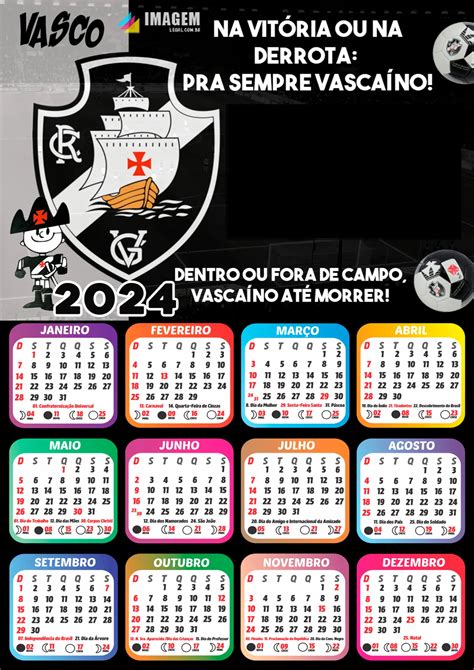 Vasco Calendario 2024 Janel Linette