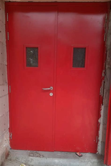 Gi Fire Safety Door Powder Coated At Rs Piece In New Delhi Id