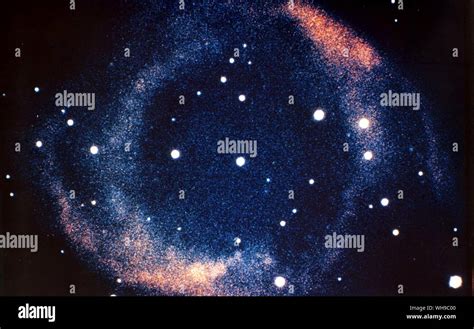 Spacestars Ring Nebula Stock Photo Alamy