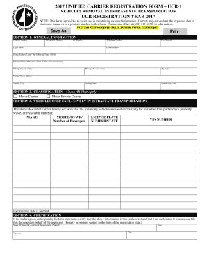 Fillable Online Dot State Mn Unified Carrier Registration