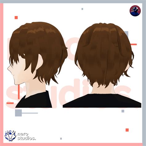 5 Vroid Hairstyles Megapack 2 5 Vroid Files Vtuber Hairstyles