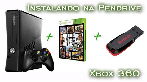 Como Instalar No Xbox 360 Pendrive GTA V PT BR YouTube