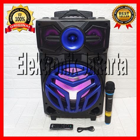 Jual Speaker Portable Teckyo 779C Bluetooth 10 Inch Garansi 1 Tahun Di