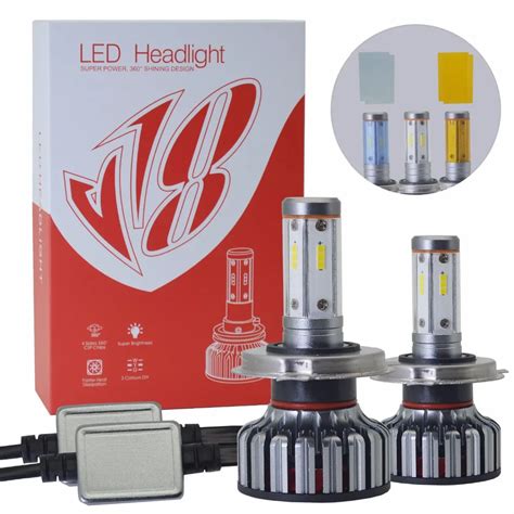 Turbo H7 Led Bulbs 110W 13200lm 12V CSP Chips Auto Headlights H4 H11