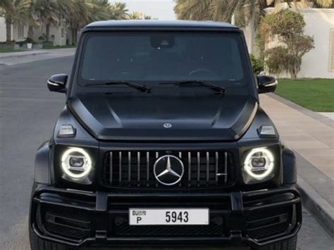 Rent a Matte Black Mercedes G63 in Dubai | Rent Any Car