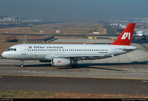 Aircraft Photo Of Vt Evs Airbus A Indian Airlines