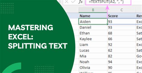 Mastering Excel A Comprehensive Guide To Splitting Text Earn And Excel