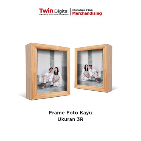 Jual Twindigital Frame Photo Kayu R Hiasan Pajangan Dinding Pigura