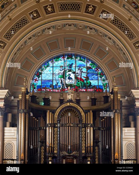 Interior of St Georges Hall. Liverpool, UK Stock Photo - Alamy