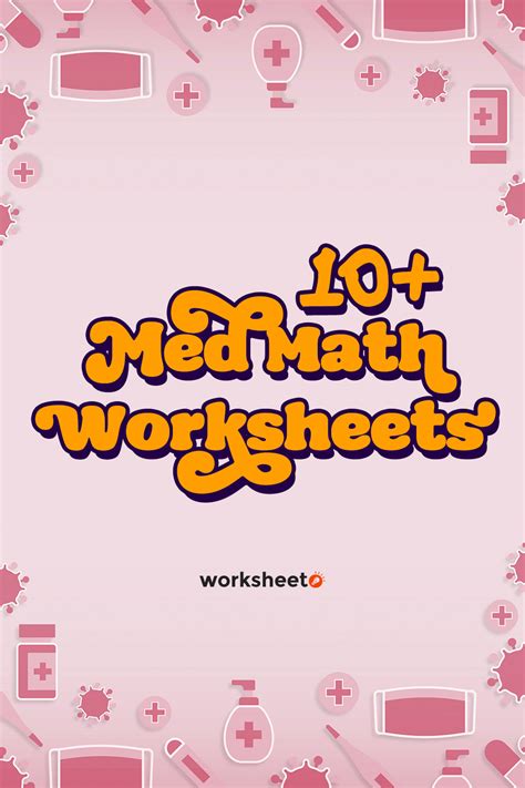 11 Med Math Worksheets Free Pdf At