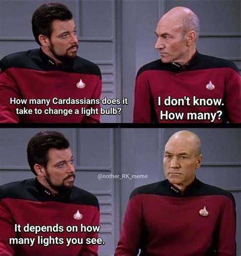 Riker And Picard TNG StarTrek Star Trek Funny Star Trek Star Trek