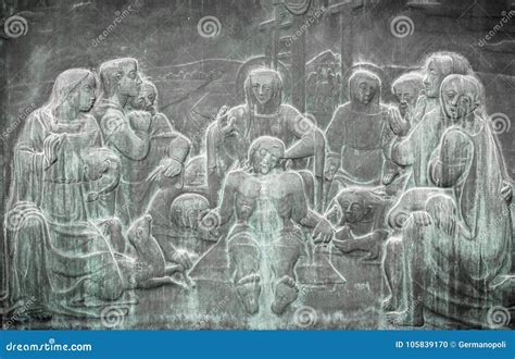 Lamentation of Christ editorial image. Image of engraved - 105839170