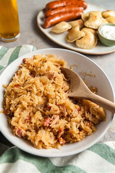 Easy Kapusta Polish Braised Sauerkraut With Bacon