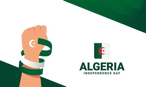 Algeria Independence Day Event Celebrate 25757610 Vector Art At Vecteezy