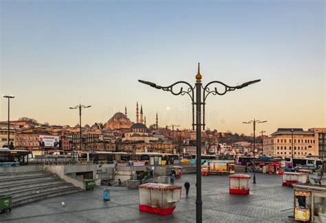 Cityscape And Old Town View From Istanbul In Early Morning Editorial