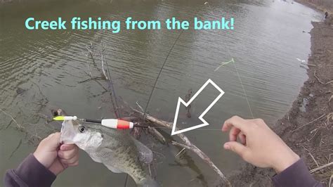 Cold Front Creek Crappie Fishing From The Bank Jig And Bobber Do