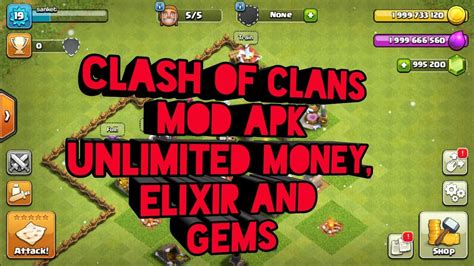 Clash Of Clans Hack Version Full Mod Apk Works 💯 Youtube