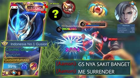 Cara Main Gusion Objektif Musuh Auto Suren Build Gusion Tersakit