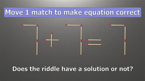 Move Stick To Fix The Equation Math Puzzle Move Match