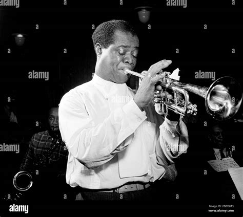 Louis Armstrong, American Jazz Musician Stock Photo - Alamy