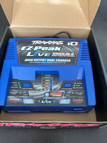 Traxxas TRA2973 EZ Peak Live Dual Charger 200W 2973 X MAXX E REVO